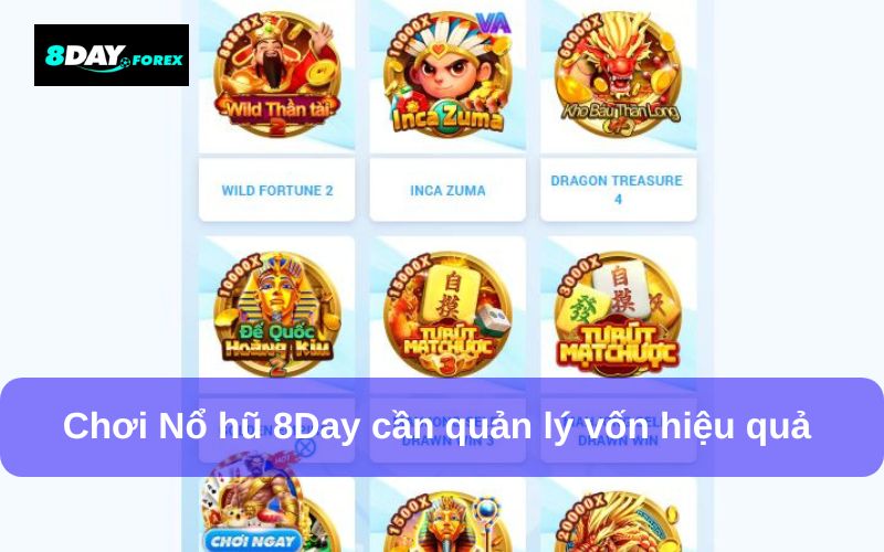Quản lý vốn 8day hiệu quả