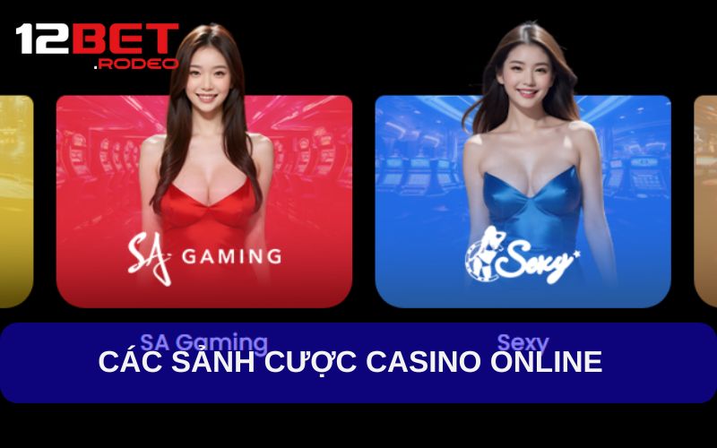 các sảnh cược casino online